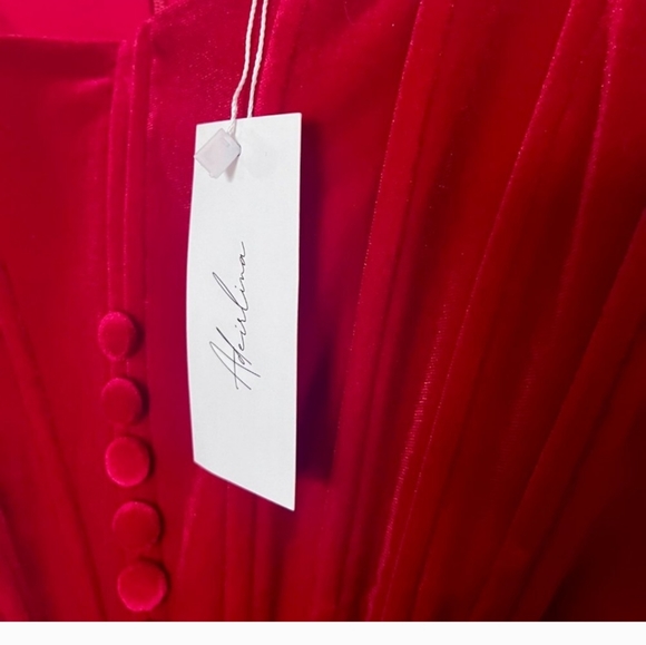 Adeirlina dresses small red velvet Valentine's day! NWT - Picture 3 of 10